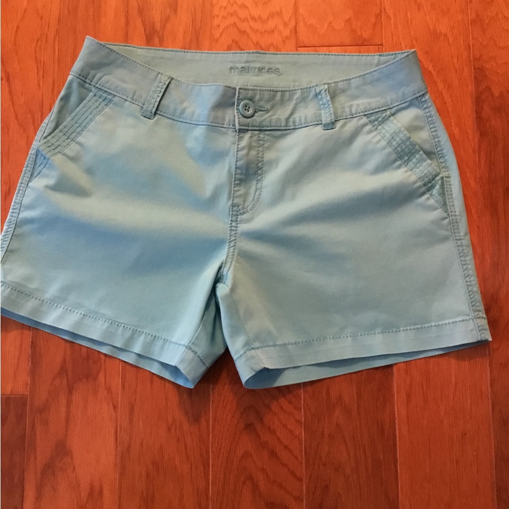 Maurices shorts, pretty turquoise color.